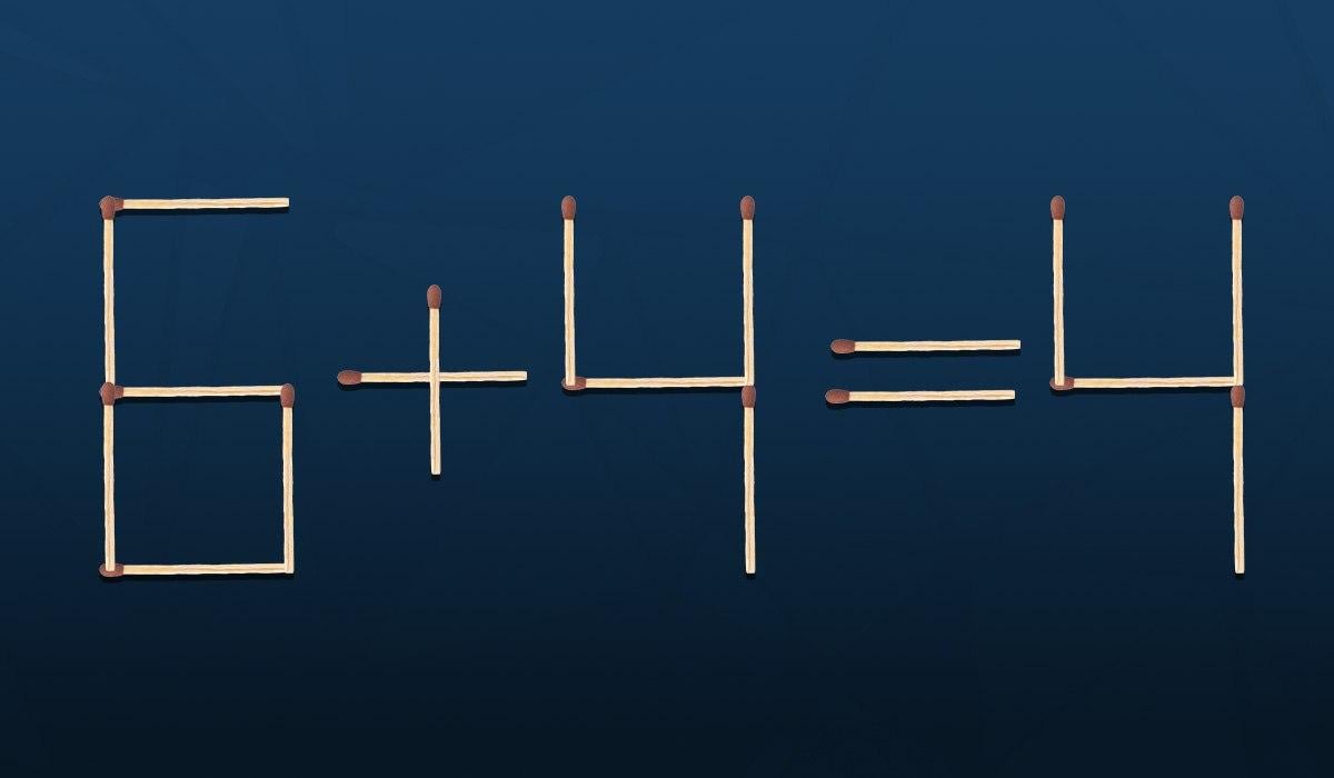 Melyik gyufát kell elmozdítani, hogy az egyenlőség igaz legyen: egy kihívást jelentő rejtvény