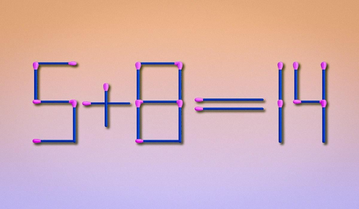 Hol kell hozzáadni egy gyufát, hogy az egyenlőség helyes legyen: egy egyszerű IQ-teszt