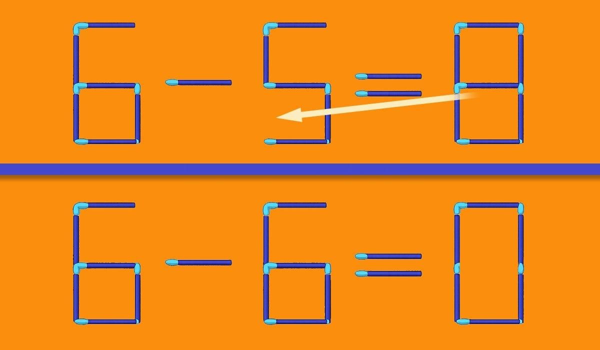 Gyors IQ-teszt: csak egy gyufaszálat kell mozgatnod.