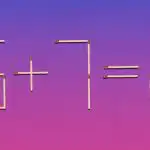 Egy gyufát kell mozgatni, és az egyenlőség helyes lesz: intelligenciateszt.